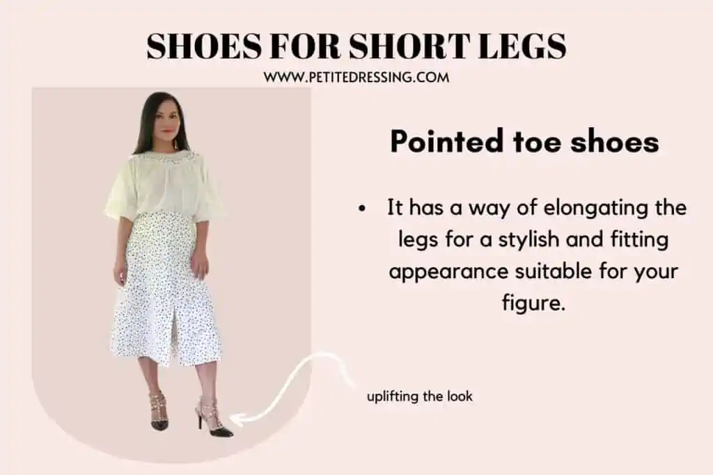 SHOES FOR SHORT LEGS-Pointed toe shoes