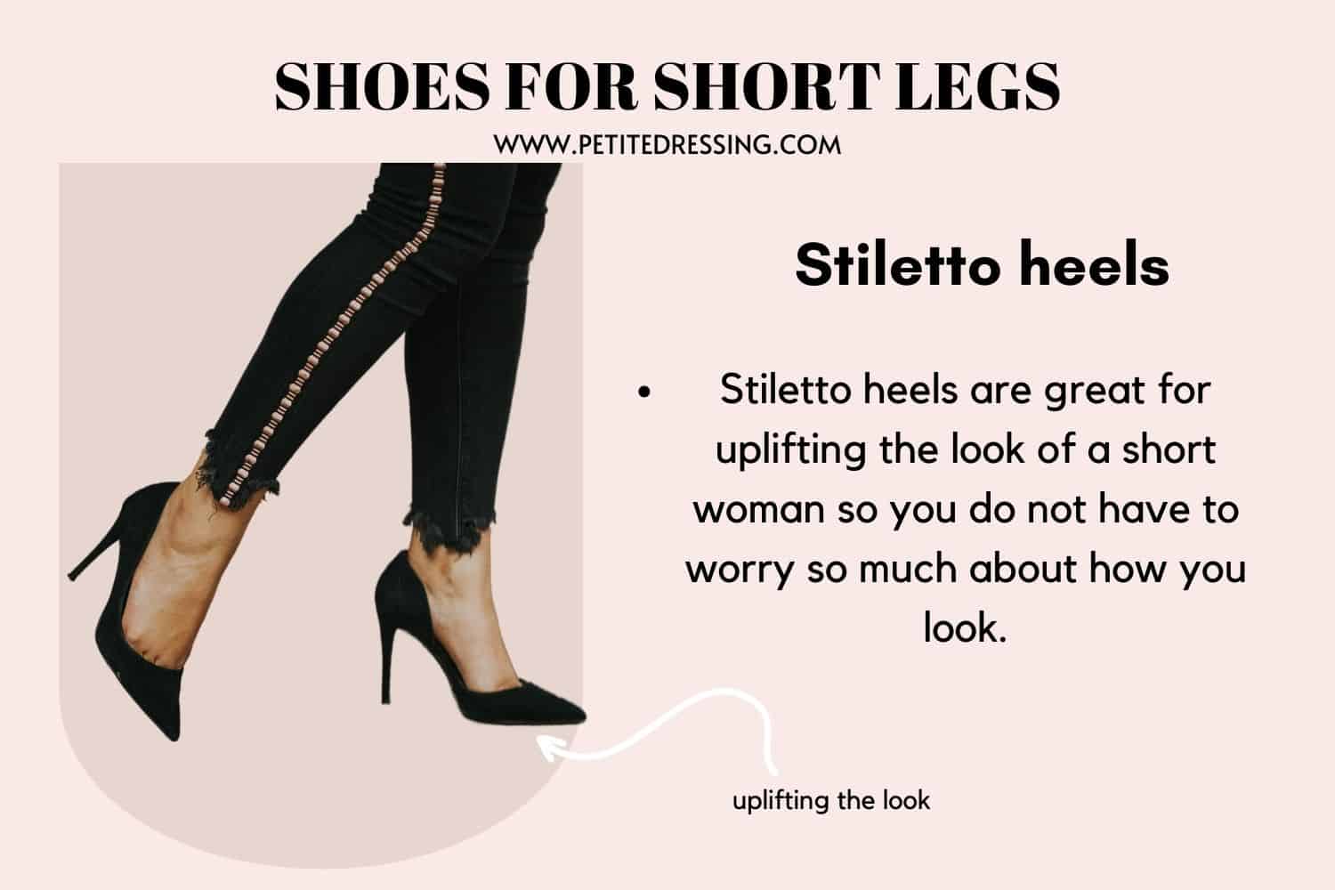 SHOES FOR SHORT LEGS Stiletto Heels 1 