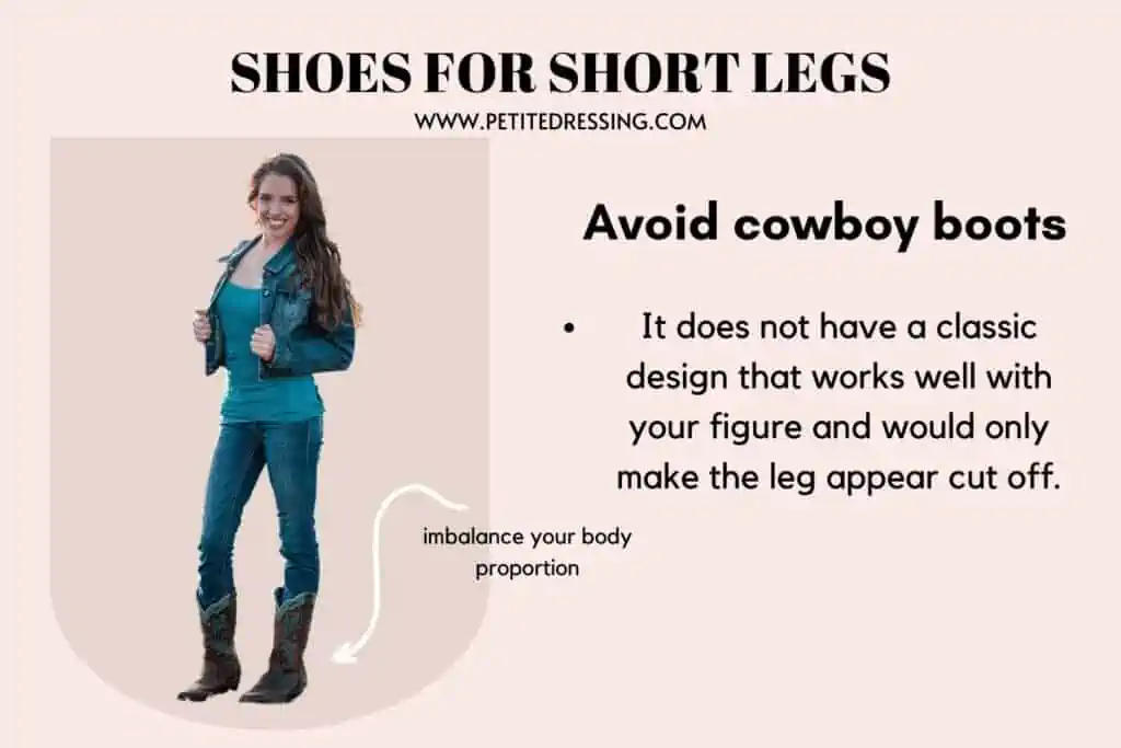 SHOES FOR SHORT LEGS-avoid cowboy shoes