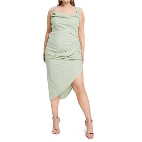 STYLE DRESS THAT LOOKS BEST IF YOU ARE SHORT AND CURVY-Asymmetric dresses