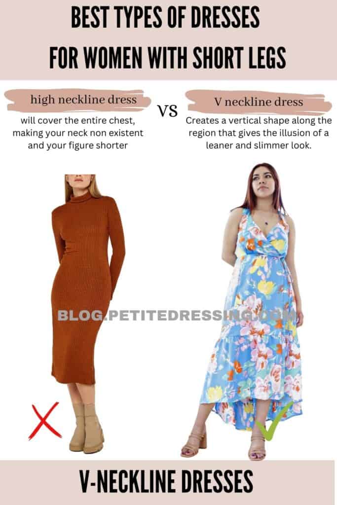 V-neckline dresses