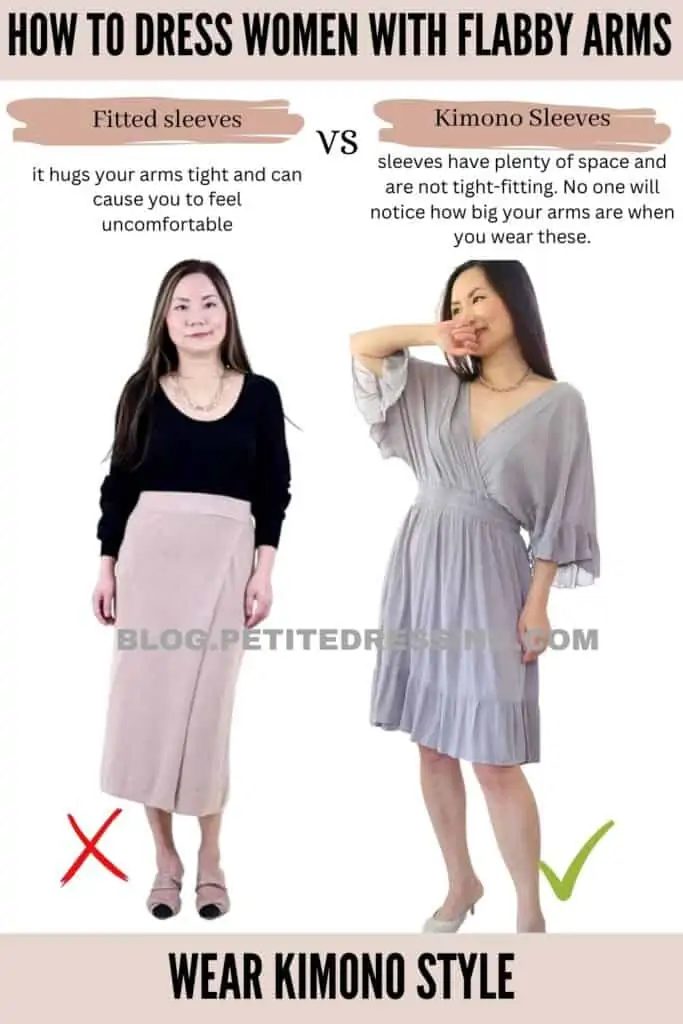 Clothes to clearance hide fat arms