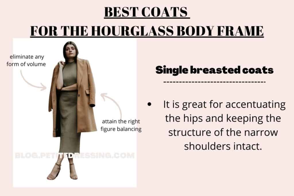 BEST COATS FOR HOURGLASS BODY FRAME-single breasted coat