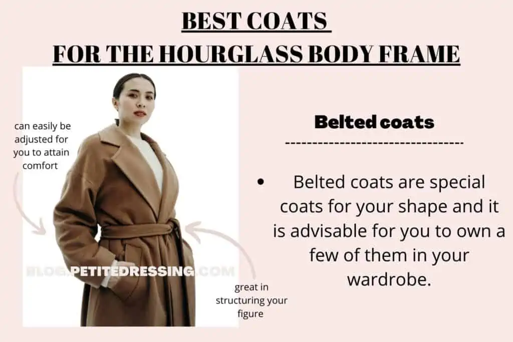 BEST COATS FOR HOURGLASS BODY FRAME-BELTED COATS