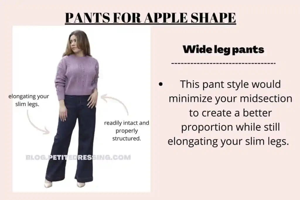 PANTS FOR APPLE -WIDE LEG