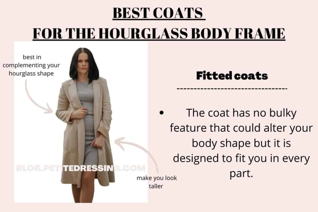 BEST COATS FOR HOURGLASS BODY FRAME-Fitted coats