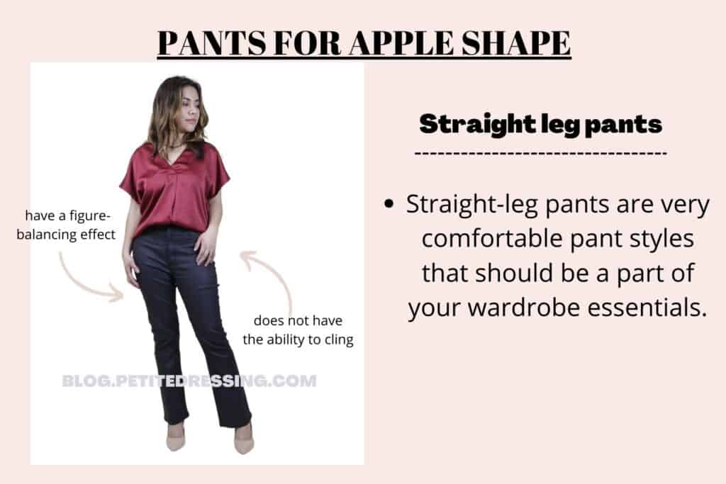 PANTS FOR APPLE -STRAIGHT LEG