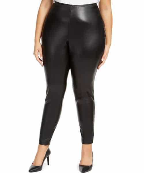 They do not stretch out unnecessarily and would make you appear expensive for any occasion. Pants with structured fabrics are designed to effortlessly shrink your midsection by not adding volume to the thick waist.- leggings