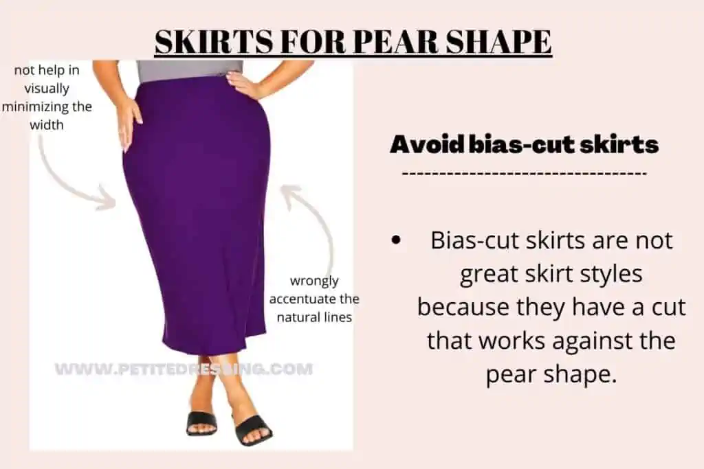 Bias cut skirt outlet body type