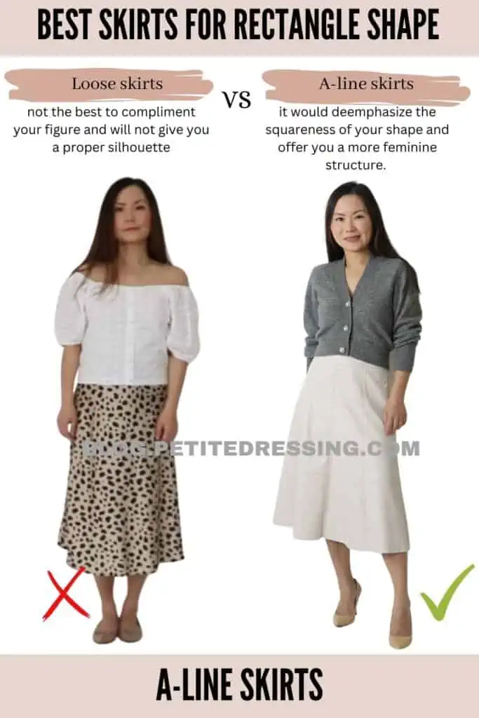 A-line skirts