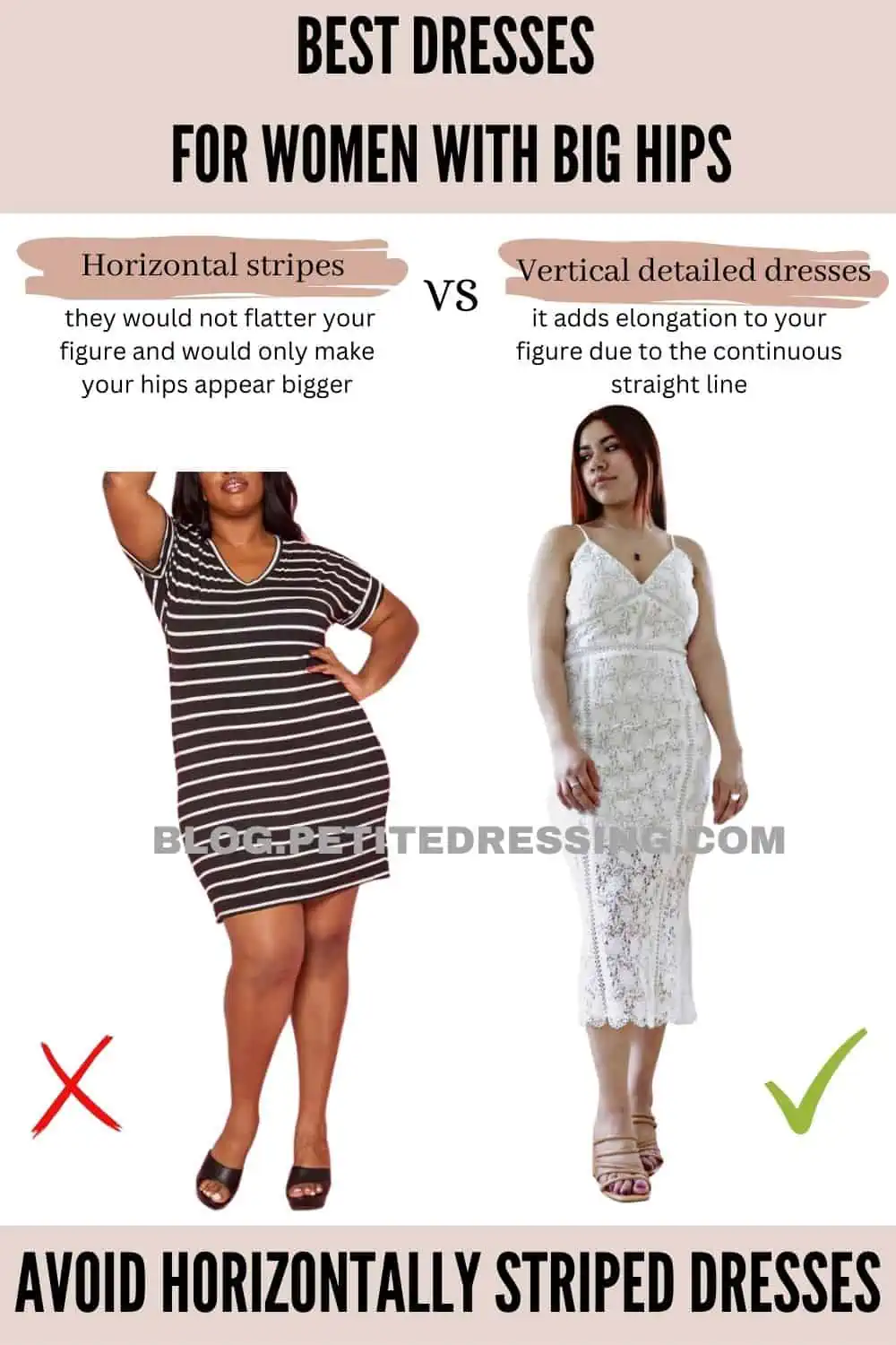 The Complete Dress Guide for Women with Big Hips - Petite Dressing