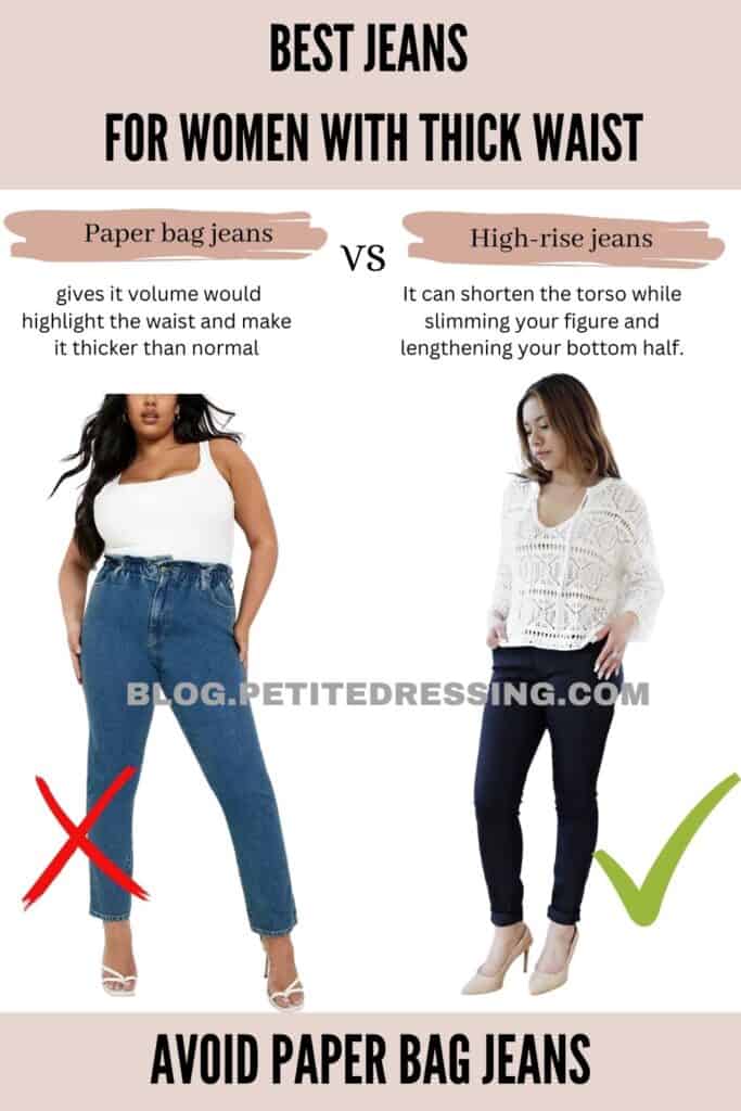 Avoid paper bag jeans