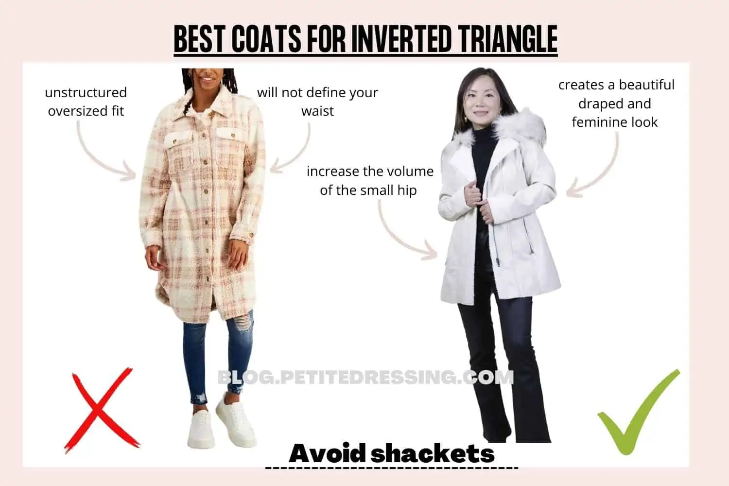 The Comprehensive Coat Guide for Inverted Triangle Body Shape