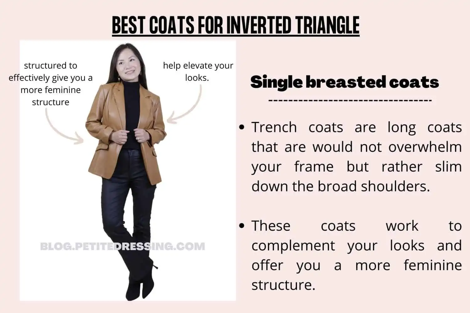 The Comprehensive Coat Guide for Inverted Triangle Body Shape