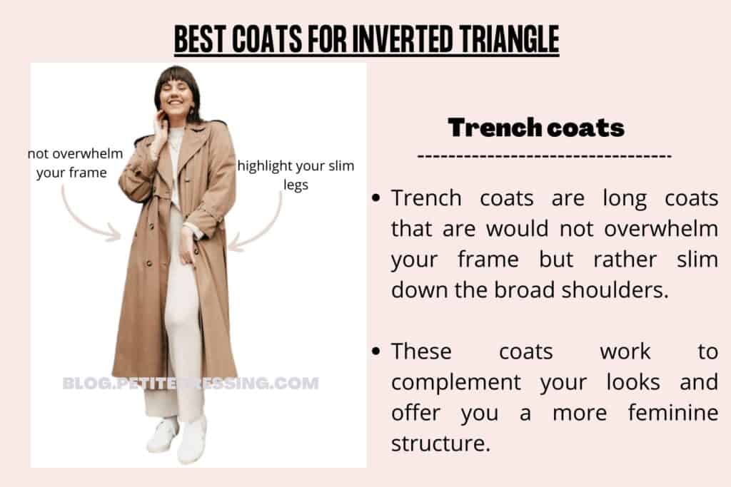 BEST COATS FOR INVERTED TRIANGLE-Trench coats
