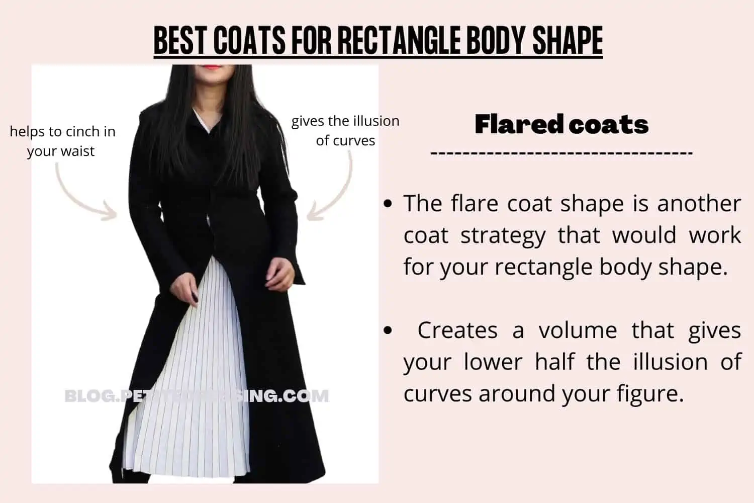 The Comprehensive Coat Guide for Rectangle Body Type - Petite Dressing