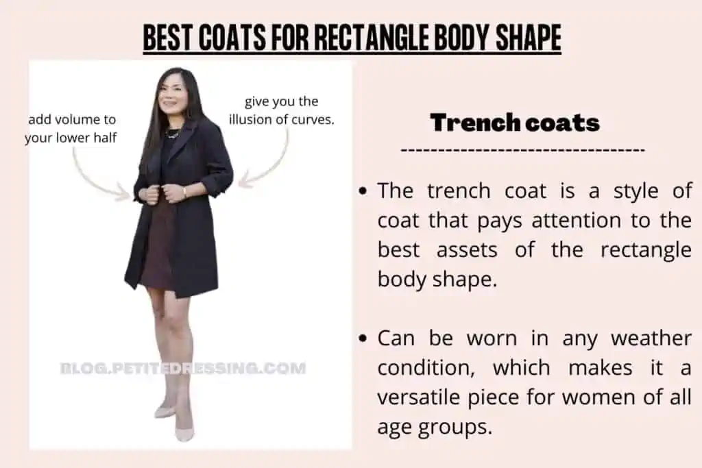 BEST COATS FOR RECTANGLE BODY SHAPE-Trench coats