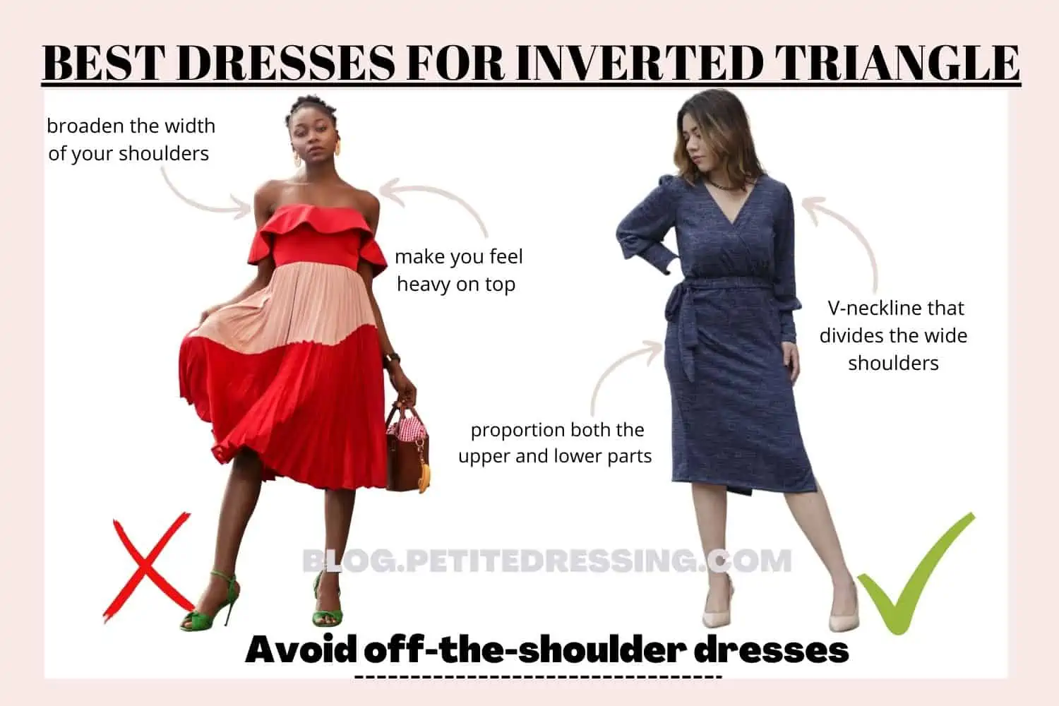 Sleeves for broad shoulders.  Dresses for broad shoulders, Inverted  triangle outfits, Broad shoulders