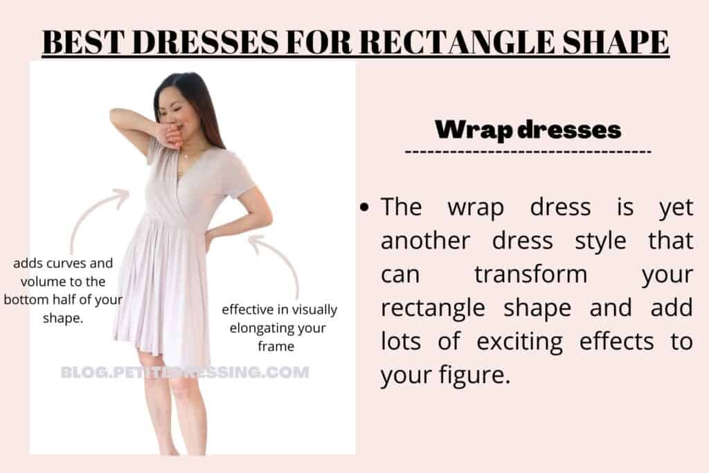 BEST DRESSES FOR RECTANGLE SHAPE-Wrap dresses
