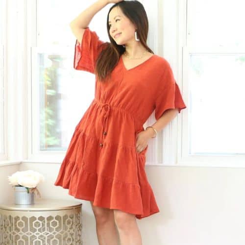 BEST DRESSES FOR RECTANGLE SHAPE-x line dress