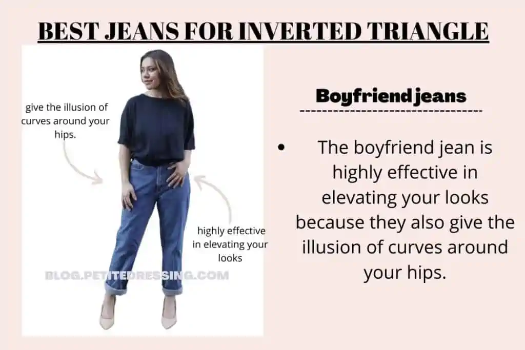 BEST JEANS FOR INVERTED TRIANGLE-boyfriend jeans