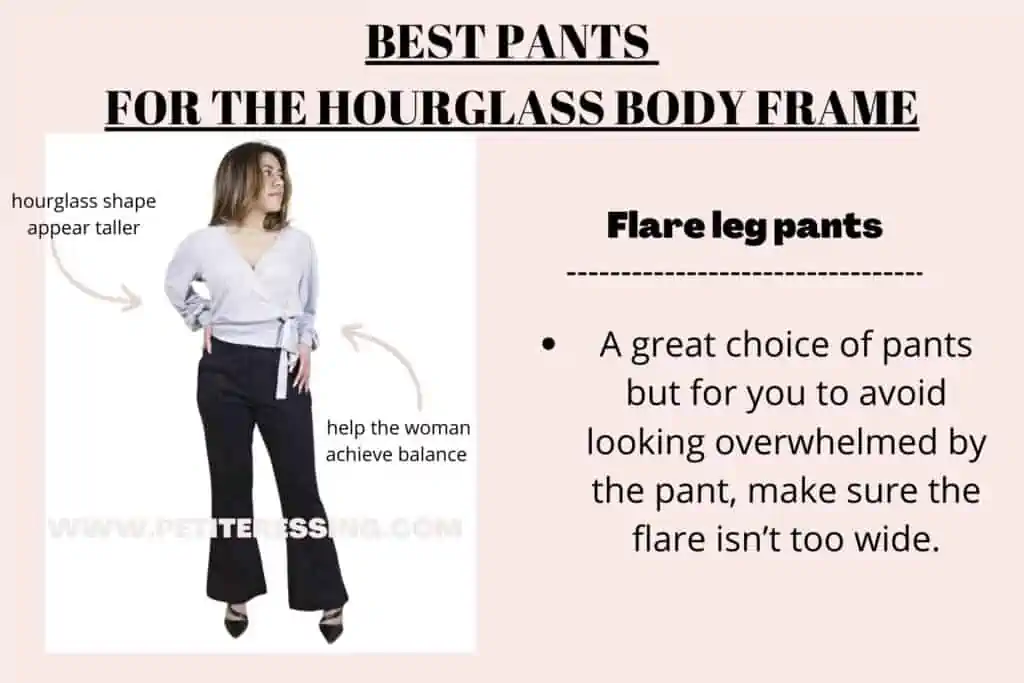 BEST PANTS FOR HOURGLASS BODY FRAME -flare pants