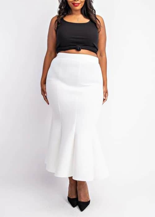 BEST SKIRTS FOR BIG THIGHS-mermaid skirts