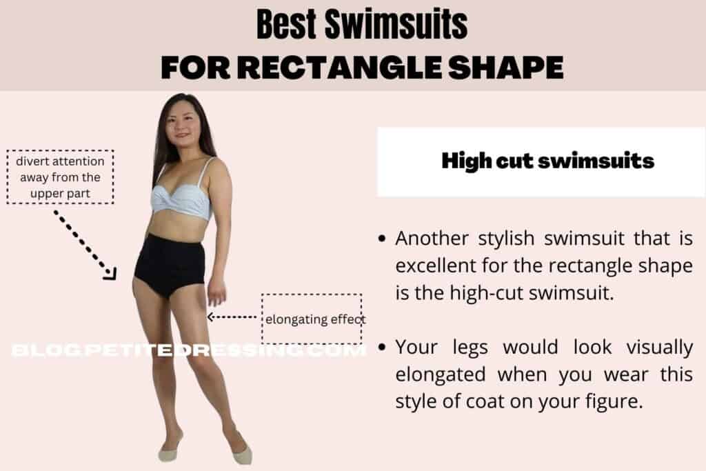 BEST SWIMSUITS FOR RECTANGLE SHAPE-High cut swimsuits