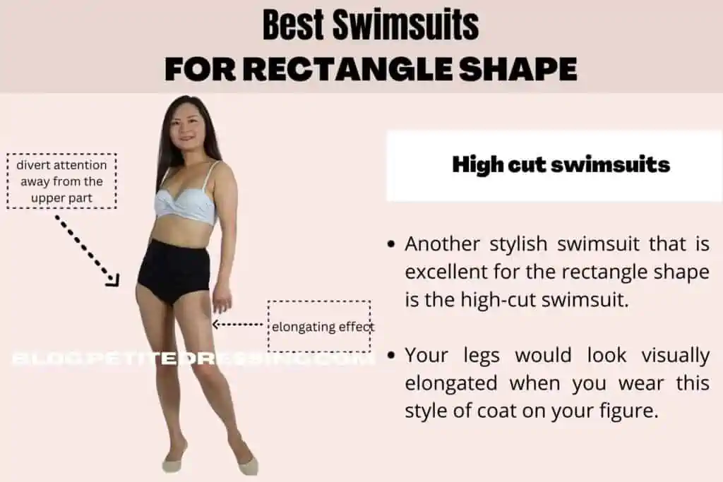 BEST SWIMSUITS FOR RECTANGLE SHAPE-High cut swimsuits