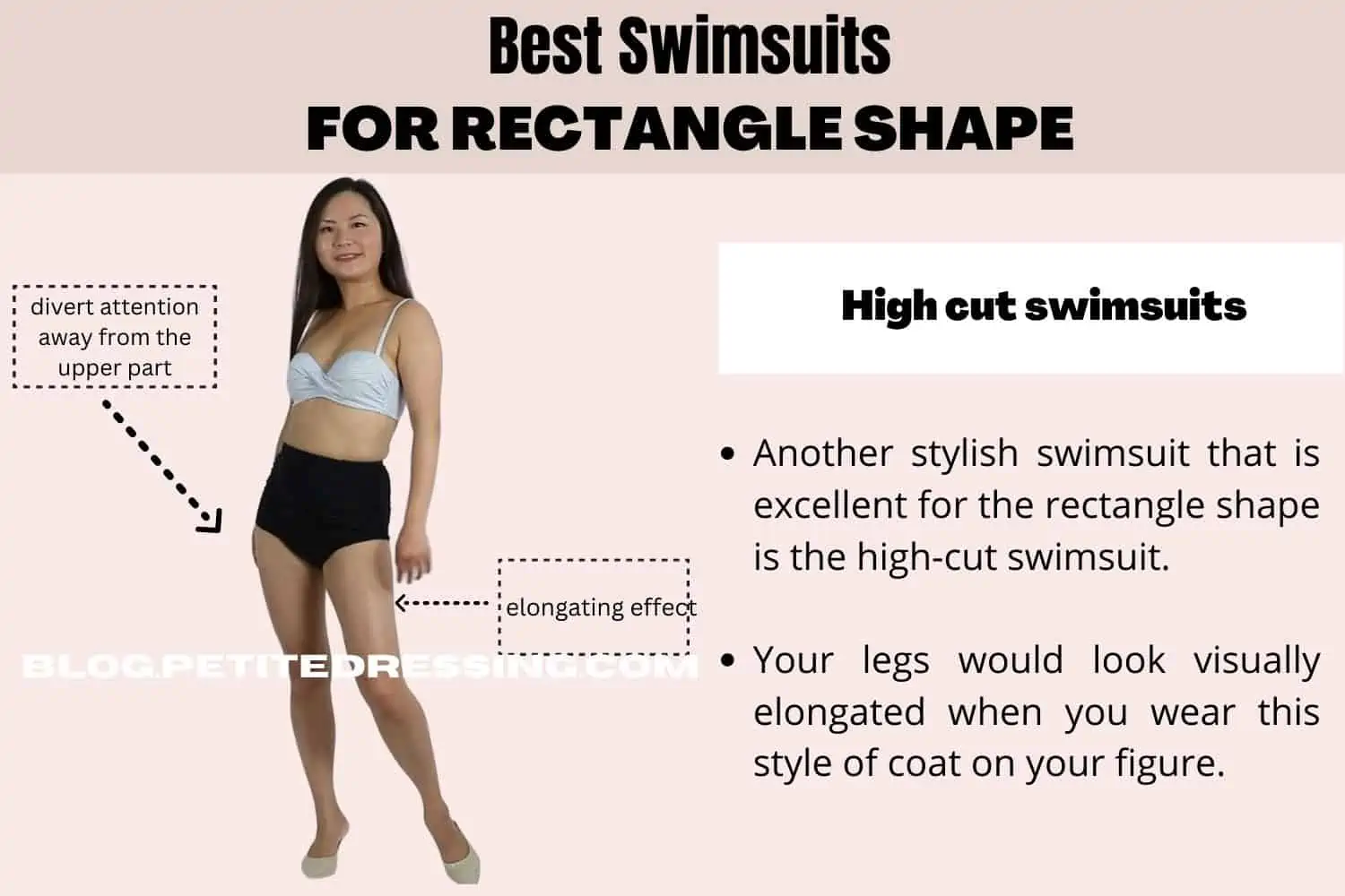 The Complete Swimsuit Guide for Rectangle Body Type - Petite Dressing