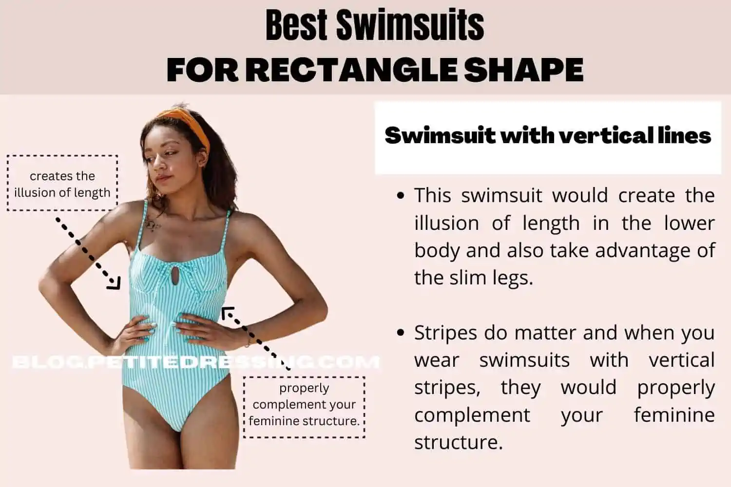 The Complete Swimsuit Guide for Rectangle Body Type Petite Dressing