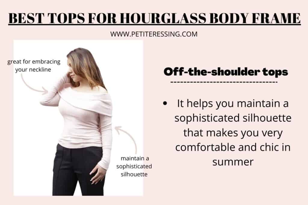 BEST TOPS FOR HOURGLASS BODY FRAME-off-shoulder