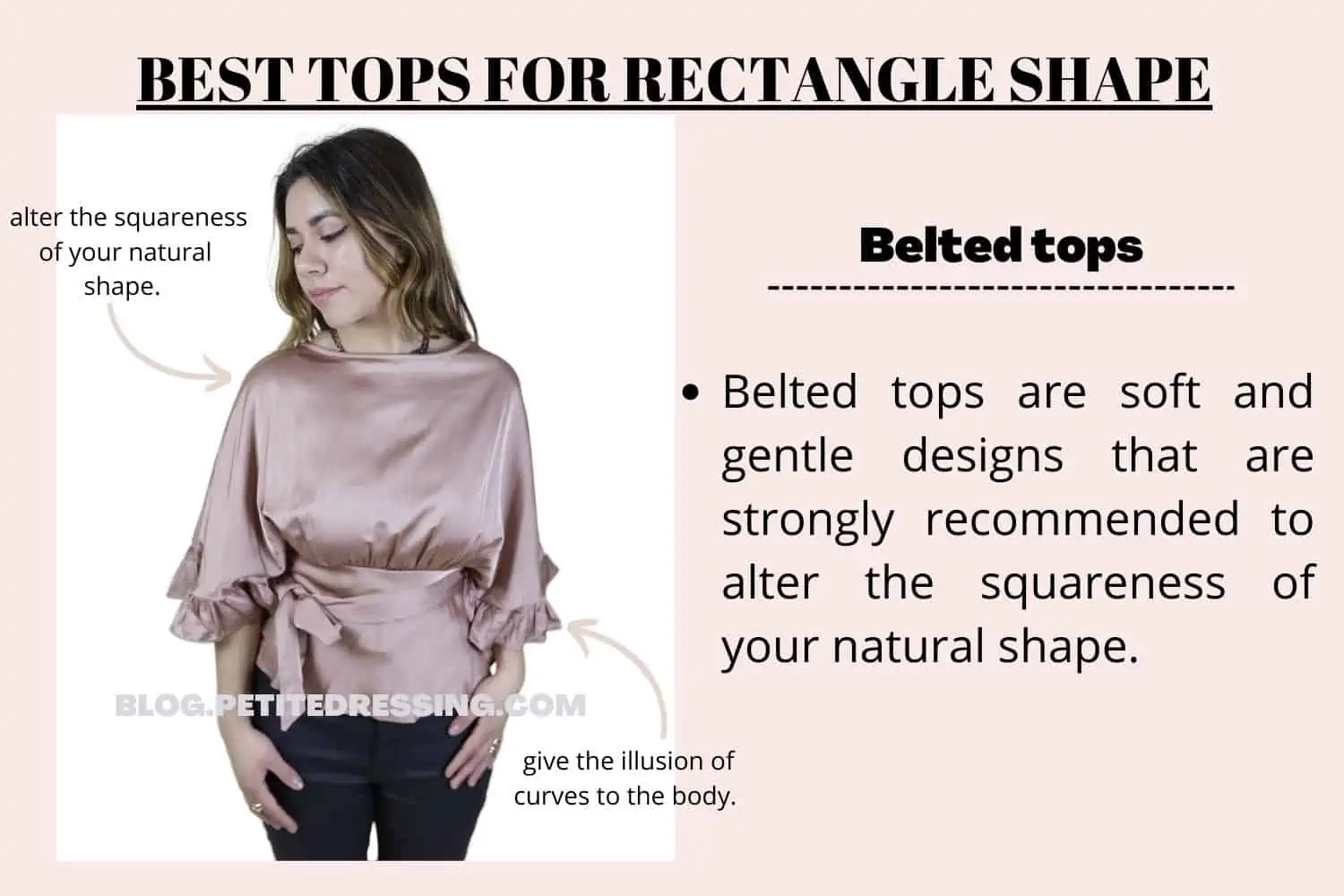 BEST TOPS FOR RECTANGLE SHAPE - Petite Dressing