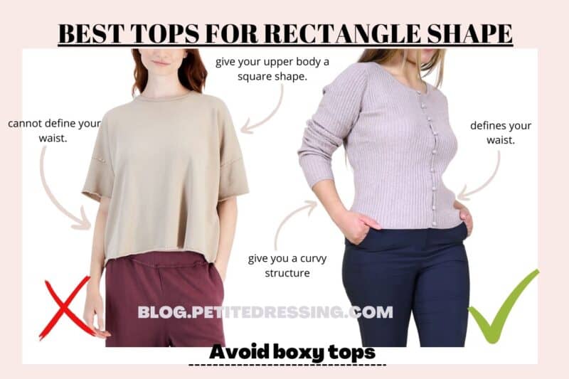 BEST TOPS FOR RECTANGLE SHAPE