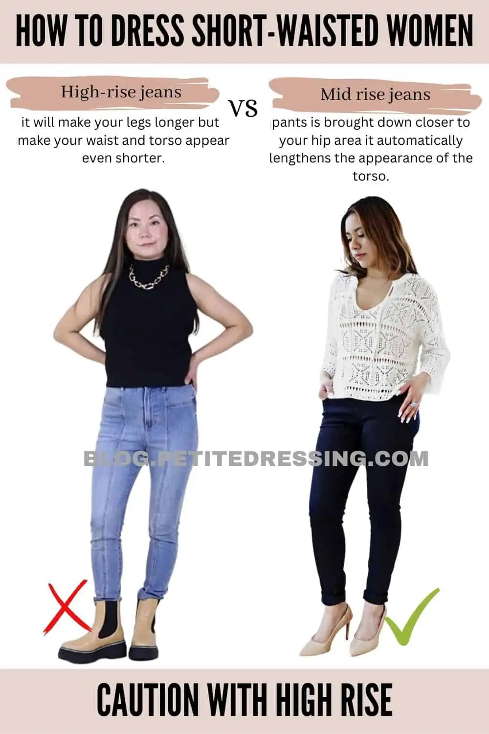 HOW TO TELL IF YOU'RE SHORT OR LONG WAISTED - The Dressing Artist