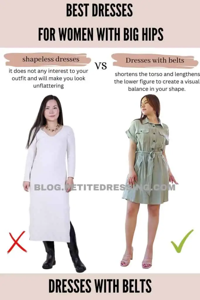 Dresses with belts