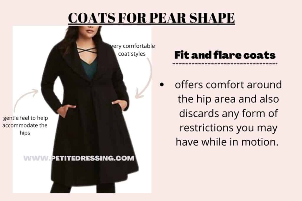 COATS FOR PEAR SHAPE-FIT AND FLARE