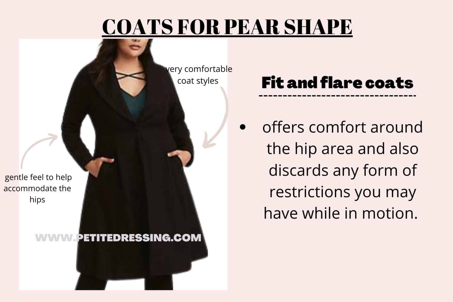 trench coat for pear shaped body