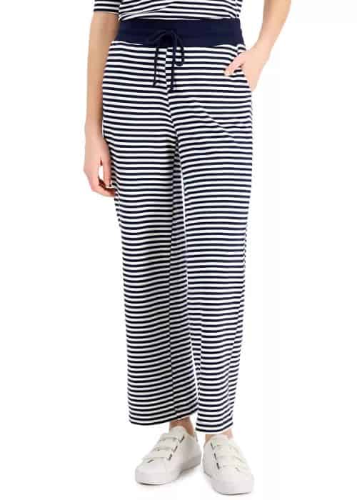 PANTS FOR THICK THIGHS-HORIZONTAL STRIPES