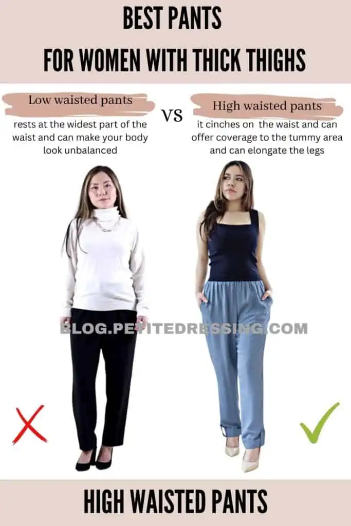 High waisted pants