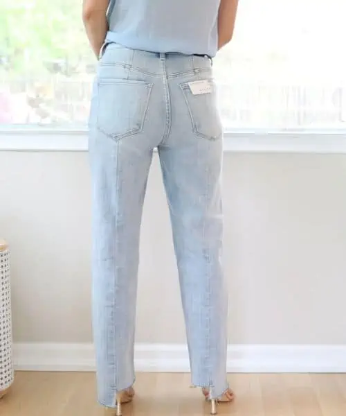 JEANS FOR RECTANGLE SHAPE-Jeans with back pockets 