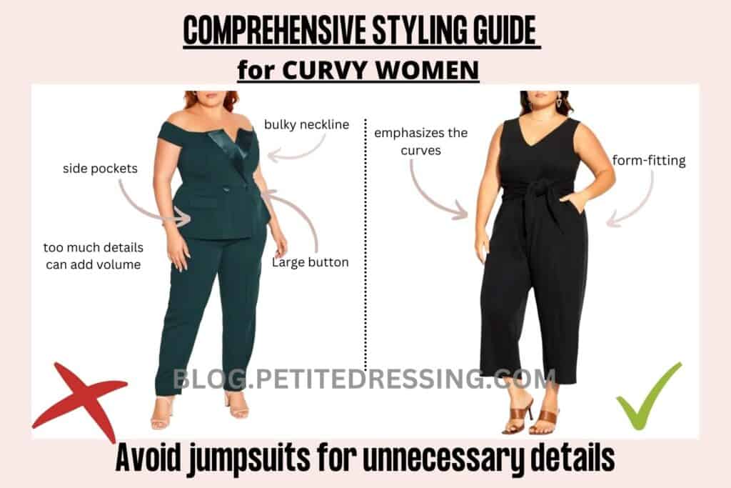 COMPREHENSIVE STYLING GUIDE FOR CURVY WOMEN-AVOID LOOSE-JUMPSUIT 2