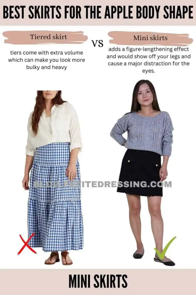 The Complete Skirt Guide for the Apple Body Shape