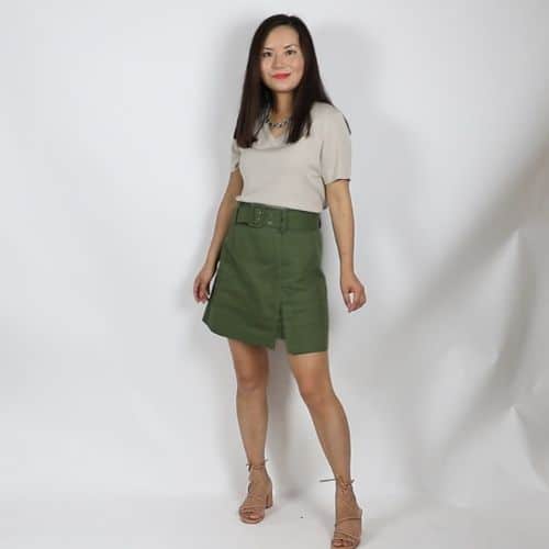SKIRTS FOR INVERTED TRIANGLE-Mini skirts