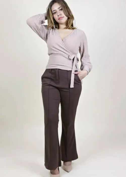 PANTS FOR RECTANGLE SHAPE-pants with side pockets