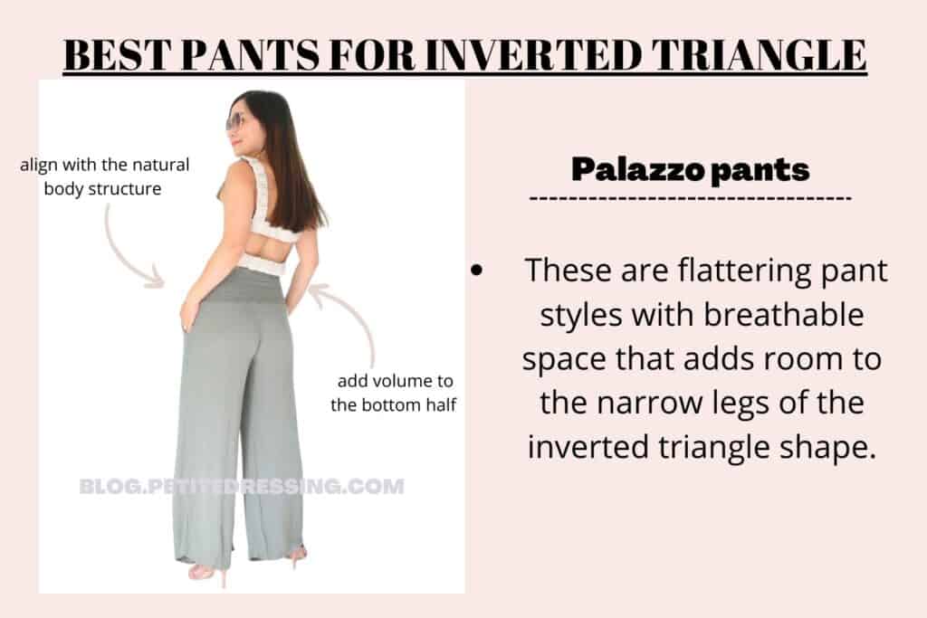 BEST PANTS FOR INVERTED TRIANGLE-Palazzo pants