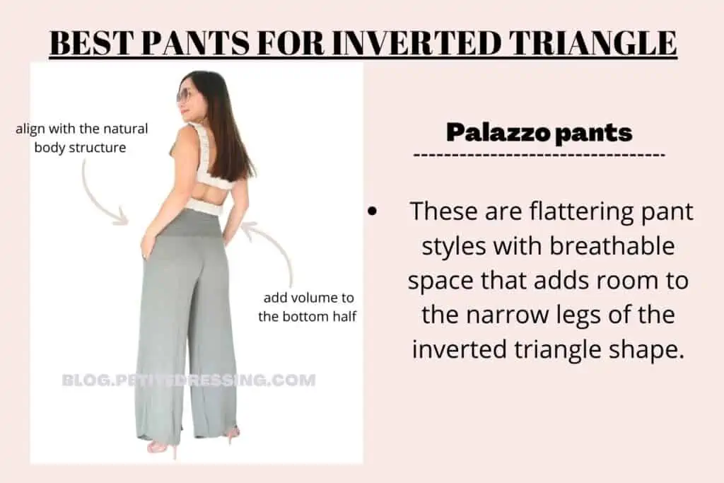 BEST PANTS FOR INVERTED TRIANGLE-Palazzo pants