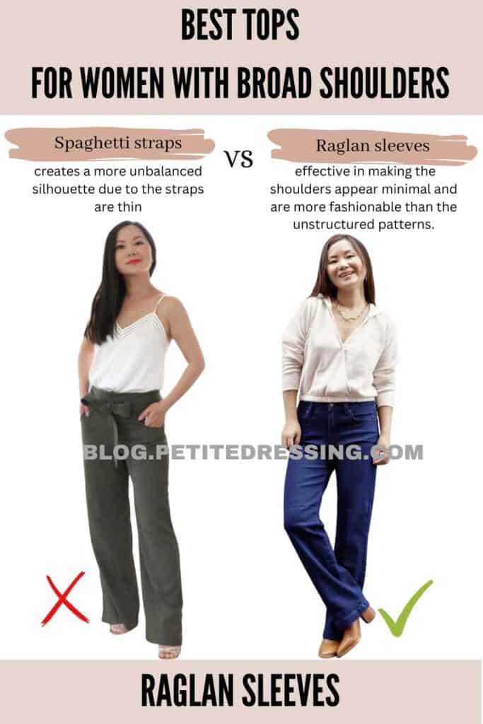 Raglan sleeves