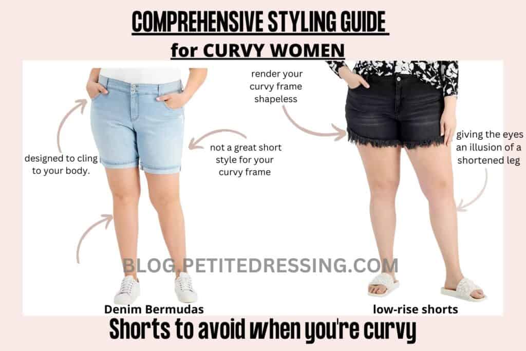 COMPREHENSIVE STYLING GUIDE FOR CURVY WOMEN-SHORTS 2