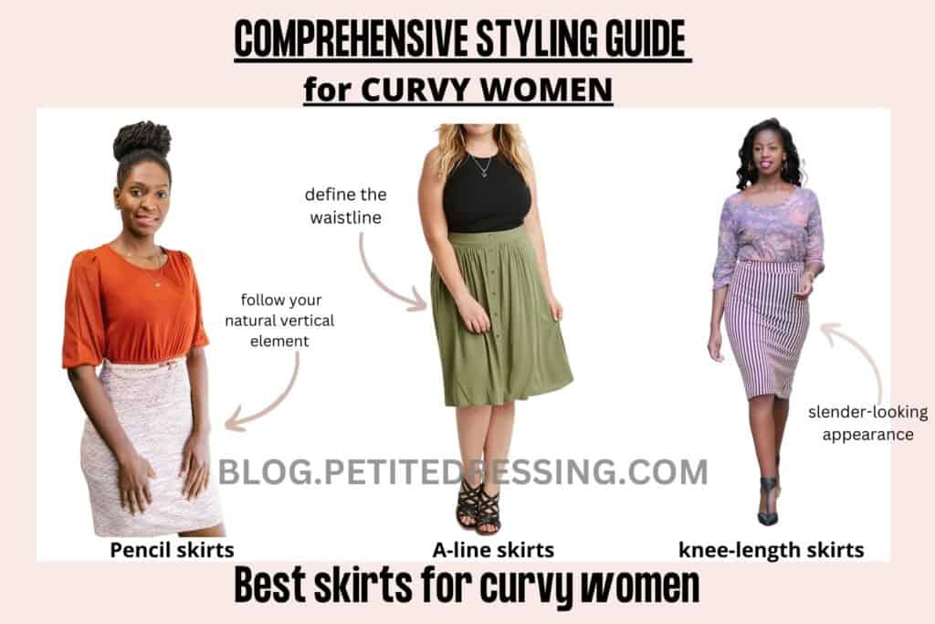 COMPREHENSIVE STYLING GUIDE FOR CURVY WOMEN-SKIRTS 1